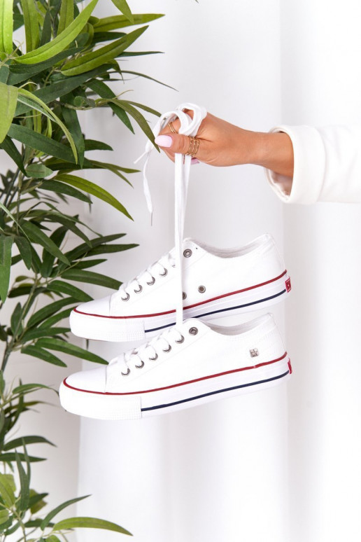 Zapato plano modelo clásico Big Star DD274336 color blanco