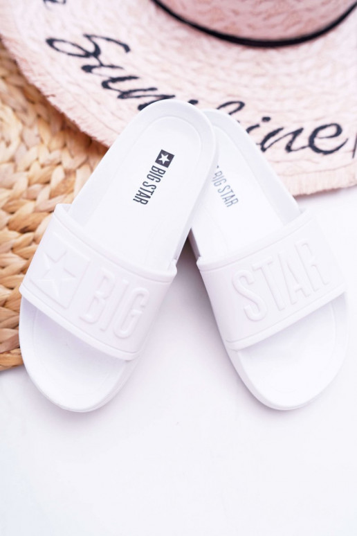 Pantuflas Infantiles Big Star color blanco DD374154