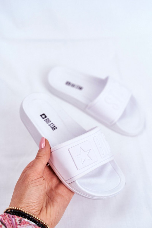 Pantuflas Infantiles Big Star color blanco DD374154