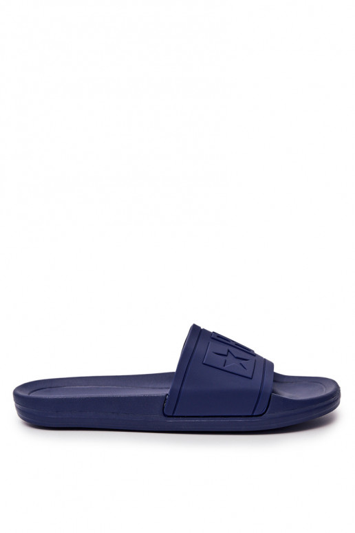 Pantuflas para hombre Big Star Rubber color azul oscuro DD174688