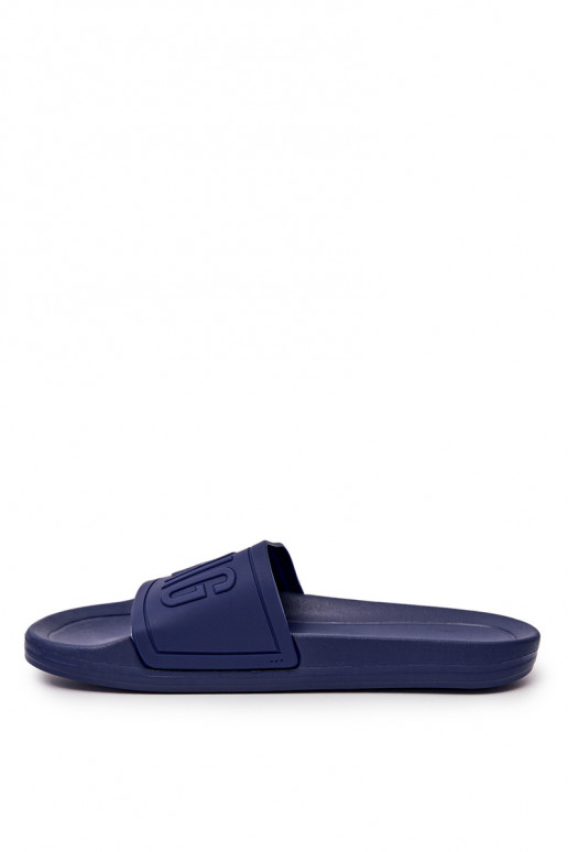 Pantuflas para hombre Big Star Rubber color azul oscuro DD174688