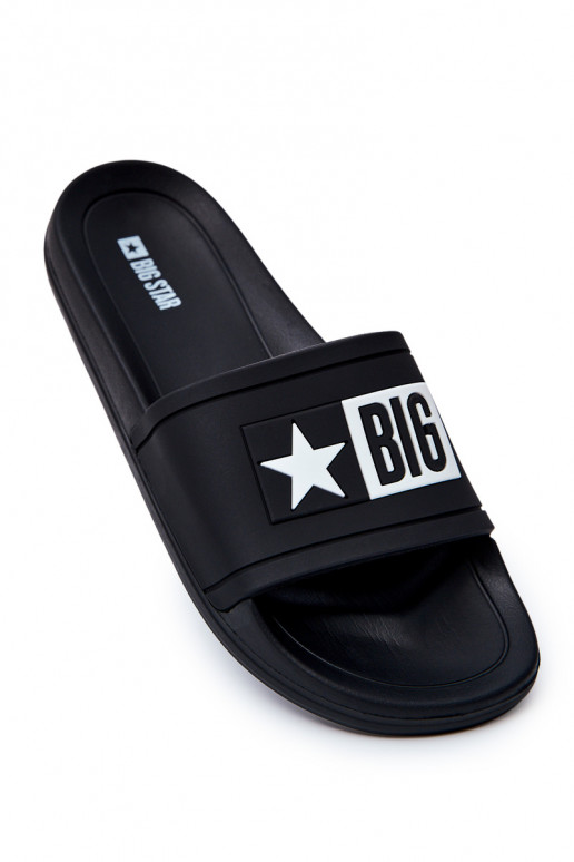 Pantuflas Big Star Caucho color negro DD174699 Pantuflas Big Star Caucho color negro DD174699