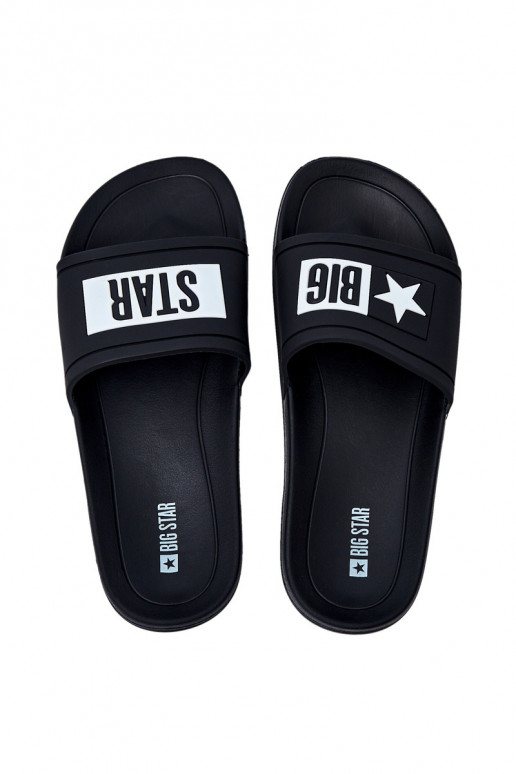 Pantuflas Big Star Caucho color negro DD174699 Pantuflas Big Star Caucho color negro DD174699