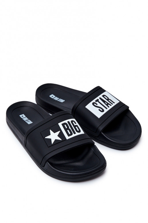 Pantuflas Big Star Caucho color negro DD174699 Pantuflas Big Star Caucho color negro DD174699