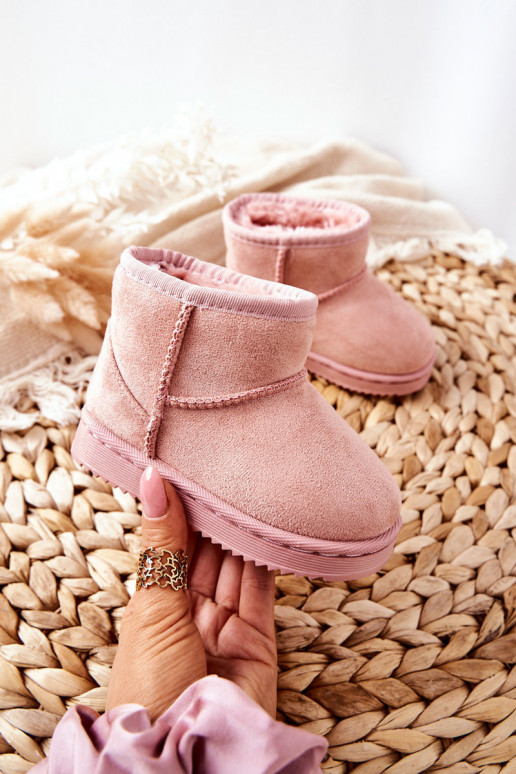 Cálidas botas de invierno para niños en color rosa Gooby Cálidas botas de invierno para niños en color rosa Gooby