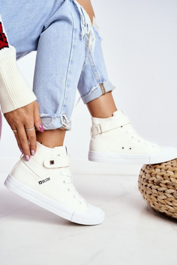 Zapatos casual con suela Big Star FF274579 color blanco