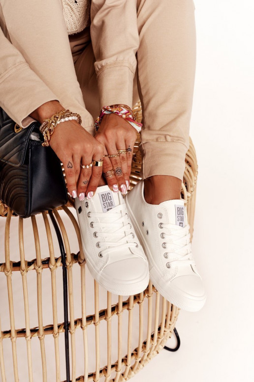 zapatos casual Big Star color blanco V274869