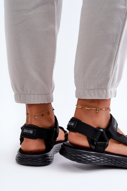 Sandalias de mujer Big Star FF274A600 negro