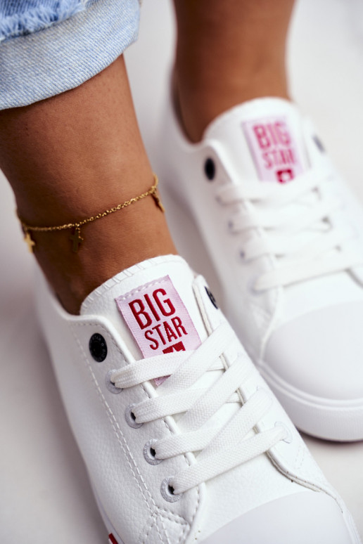 Zapatos casual de mujer Big Star GG274005 Color blanco-rojo Zapatos casual de mujer Big Star GG274005 Color blanco-rojo