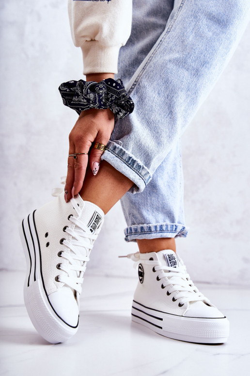 Zapatos de ocio Big Star color blanco GG274013