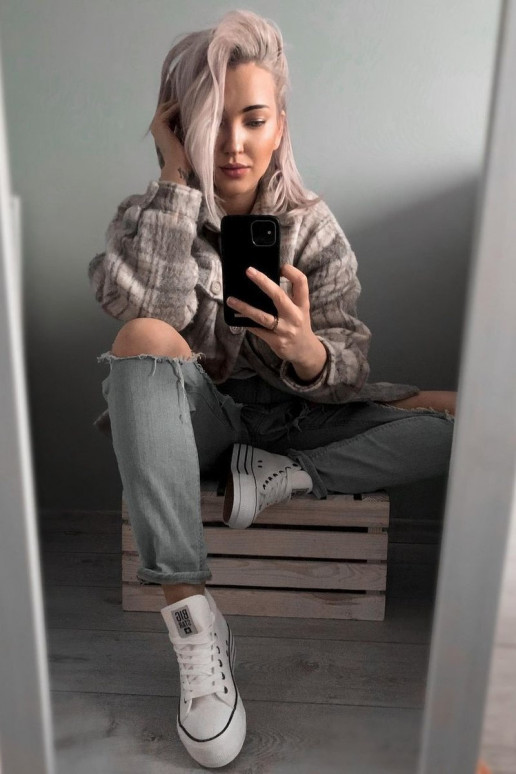 Zapatos de ocio Big Star color blanco GG274013