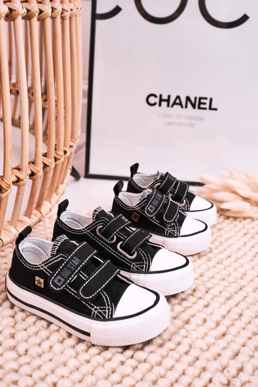 Calzado casual infantil con cierres adhesivos BIG STAR HH374200 color negro Calzado casual infantil con cierres adhesivos BIG STAR HH374200 color negro