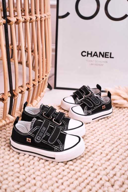 Calzado casual infantil con cierres adhesivos BIG STAR HH374200 color negro Calzado casual infantil con cierres adhesivos BIG STAR HH374200 color negro