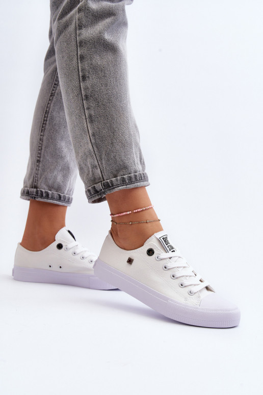 Deportivas modelo clásico suela plana BIG STAR AA274010 color blanco