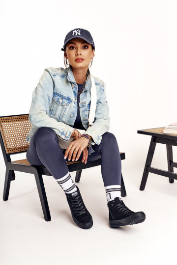 Zapatos casual con suela de suela ancha BIG STAR FF274244 color negro 2