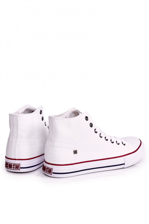 Zapatillas casual de hombre modelo clásico con suela BIG STAR DD174251 color blanco