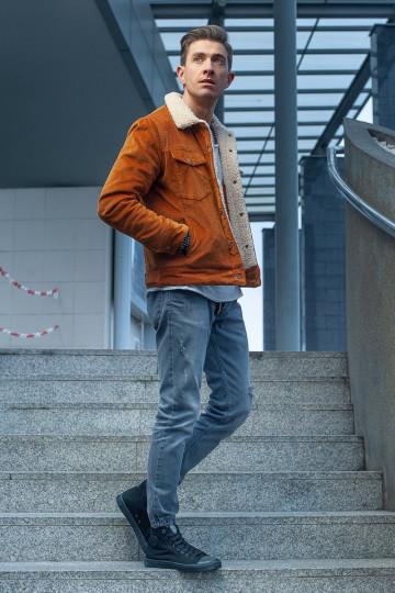 Zapato casual modelo clásico con suela BIG STAR FF174550 color negro 2