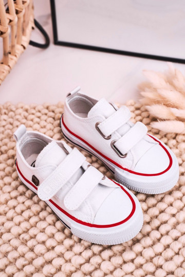 Zapatillas de ocio infantil con cierres adhesivos BIG STAR HH374199 color blanco 2