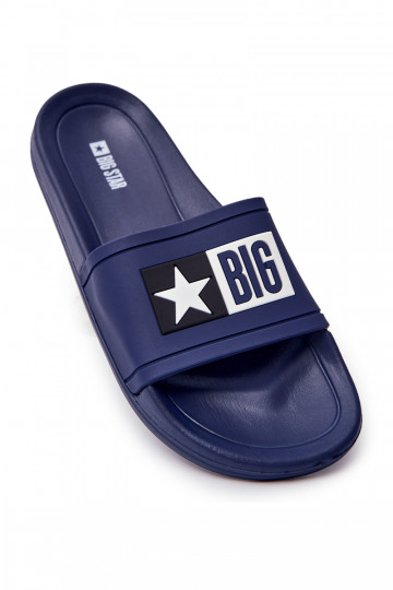 Pantuflas Big Star DD174701 azul oscuro