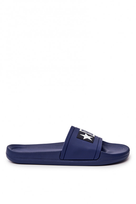 Pantuflas Big Star DD174701 azul oscuro