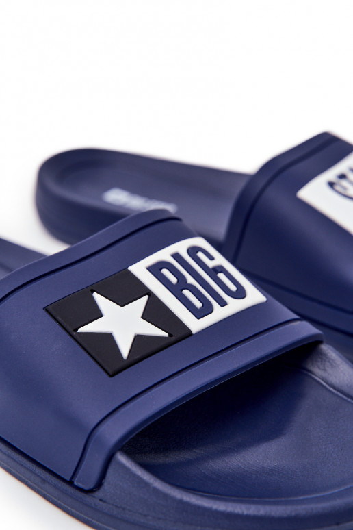 Pantuflas Big Star DD174701 azul oscuro