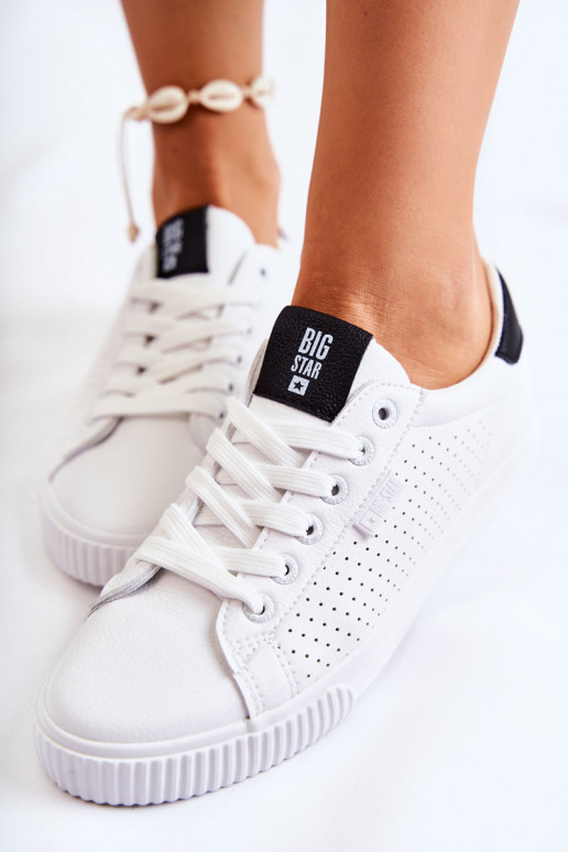 Deportivas piel natural BIG STAR HH274071 Color blanco-negro