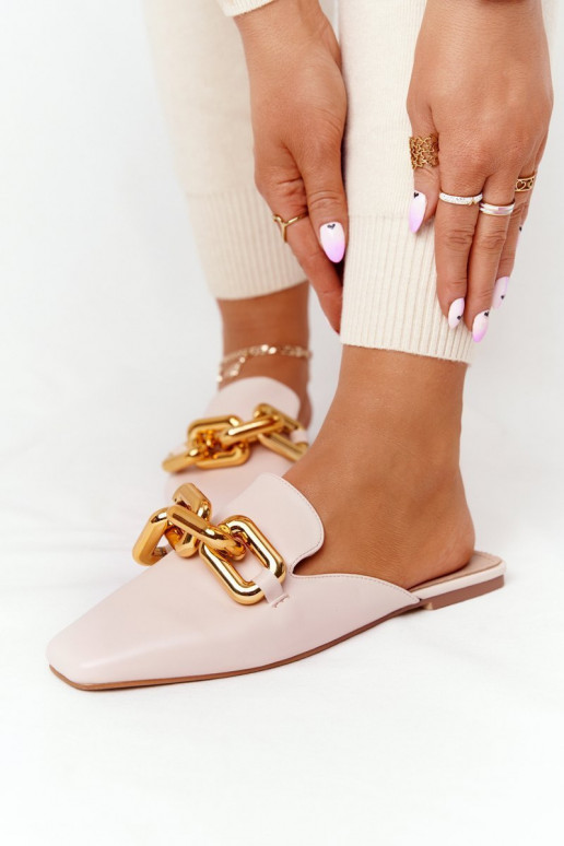 Sandalias beis con cadena de Call On Me Sandalias beis con cadena de Call On Me