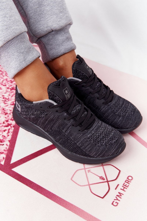 Zapatillas estilo deportivo Confort Espuma color negro Larga Distancia