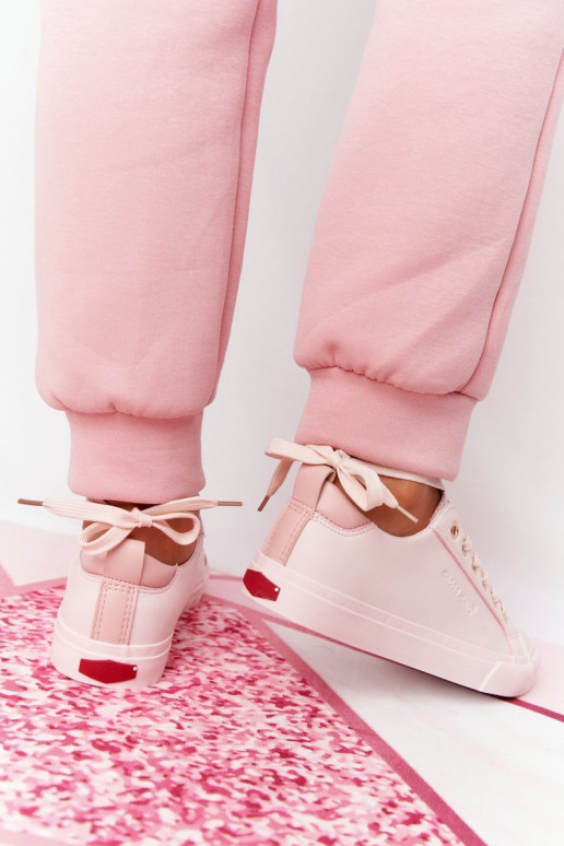 Deportivas de piel natural CROSS JEANS HH2R4004C color rosa Deportivas de piel natural CROSS JEANS HH2R4004C color rosa