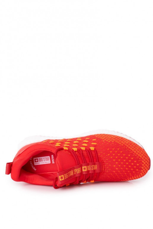 Zapatillas estilo deportivo para hombre Memory Foam Big Star FF174240 color rojo