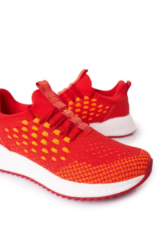 Zapatillas estilo deportivo para hombre Memory Foam Big Star FF174240 color rojo