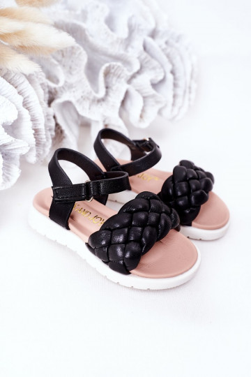 Sandalias para niños en color negro Adella 2