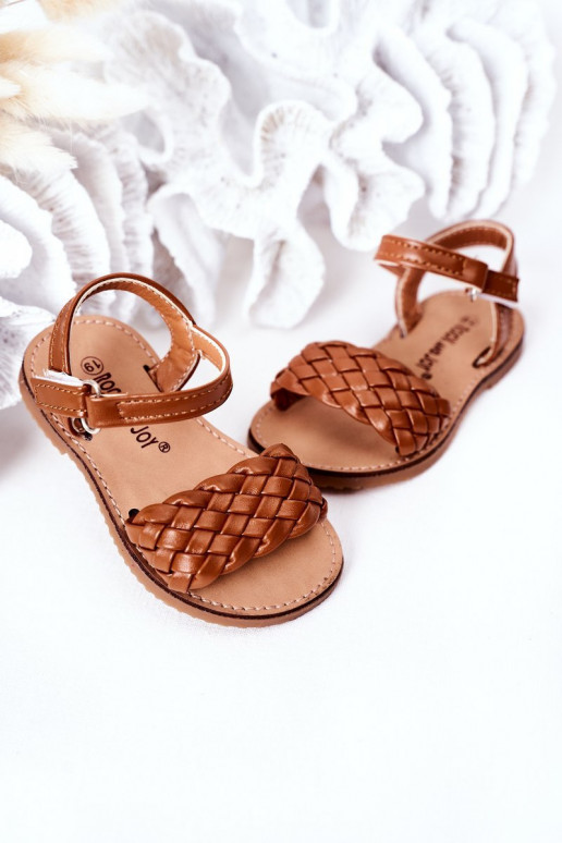Sandalias para niños en color marrón Bailly
