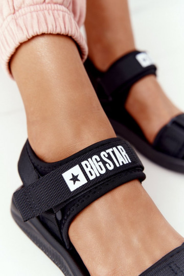Sandalias estilo deportivo Big Star HH274A024 color negro 2