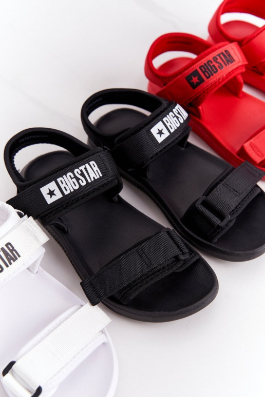 Sandalias estilo deportivo Big Star HH274A024 color negro
