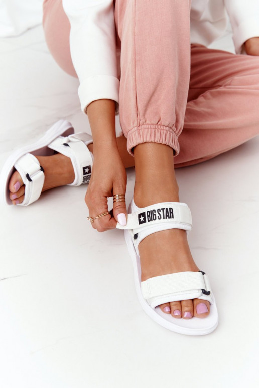 Sandalias estilo deportivo Big Star HH274A026 color blanco Sandalias estilo deportivo Big Star HH274A026 color blanco
