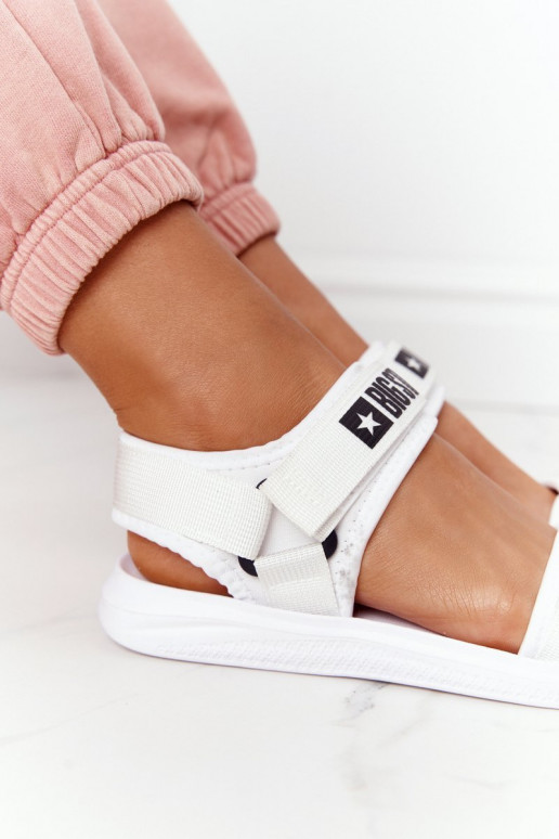 Sandalias estilo deportivo Big Star HH274A026 color blanco Sandalias estilo deportivo Big Star HH274A026 color blanco