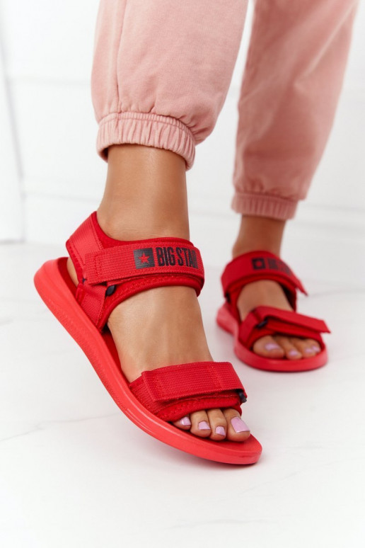 Sandalias estilo sport Big Star HH274A027 rojo