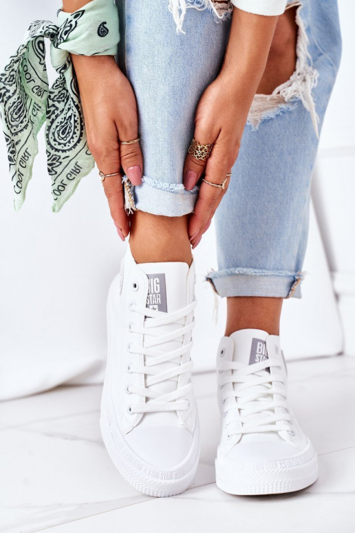 Zapatos de ocio con suela Big Star GG274016 color blanco