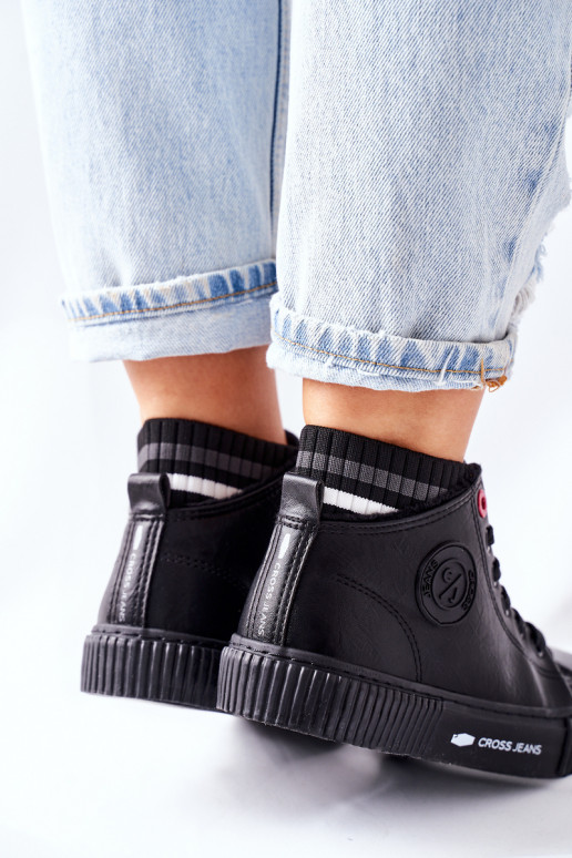 Zapatos casual Cross Jeans color negro II2R4021