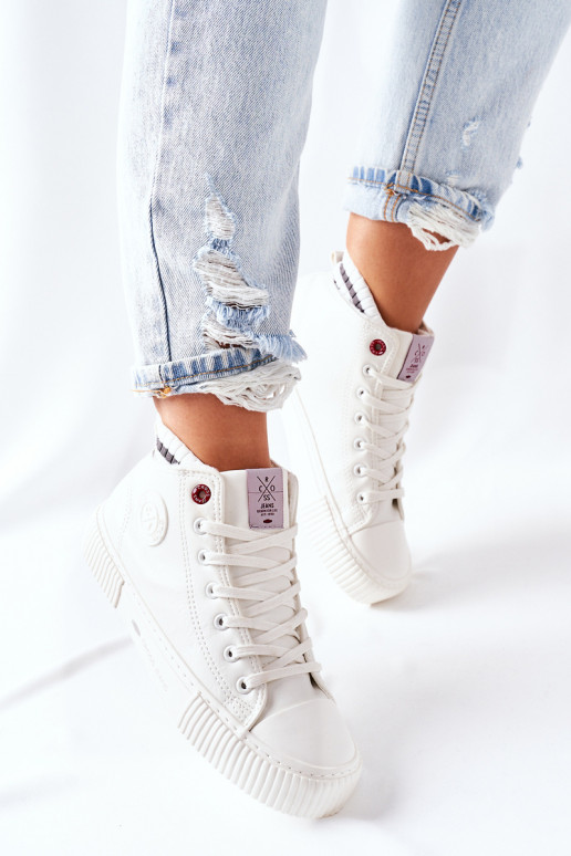 Zapatos casual Cross Jeans color blanco II2R4022