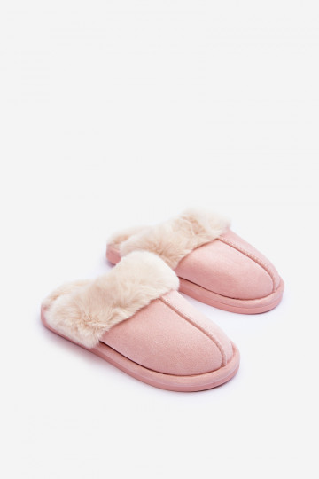 Pantuflas con pelo rosa Pinky