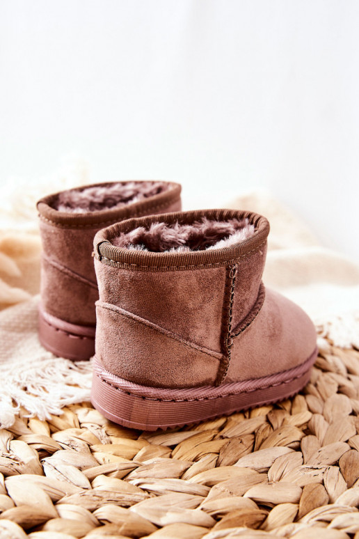 Botas de invierno cálidas para niños Ciemny marfil Gooby