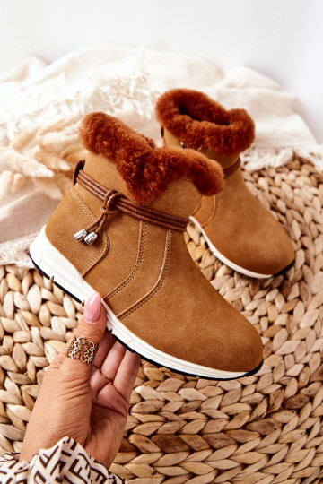 Botas de nieve para niños Big Star BB374058BS marrón