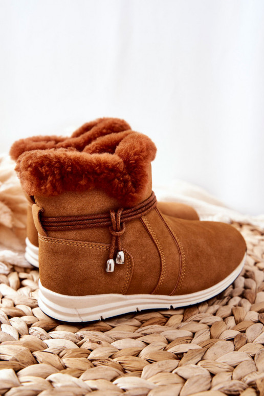 Botas de nieve para niños Big Star BB374058BS marrón