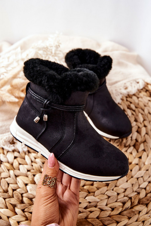 Botas de nieve para niños Big Star BB374056BS negro Botas de nieve para niños Big Star BB374056BS negro