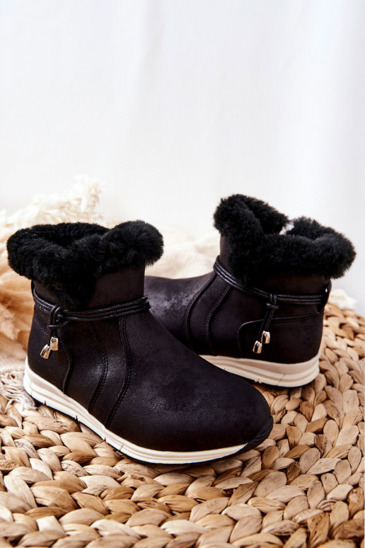 Botas de nieve para niños Big Star BB374056BS negro Botas de nieve para niños Big Star BB374056BS negro