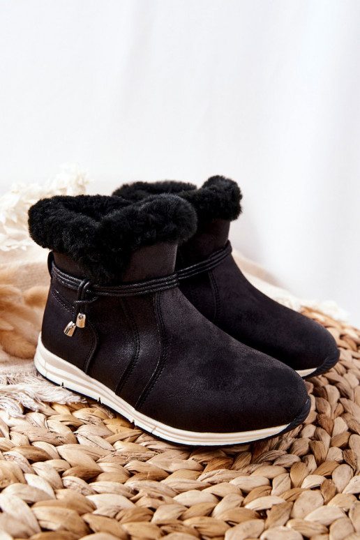 Botas de nieve para niños Big Star BB374056BS negro Botas de nieve para niños Big Star BB374056BS negro