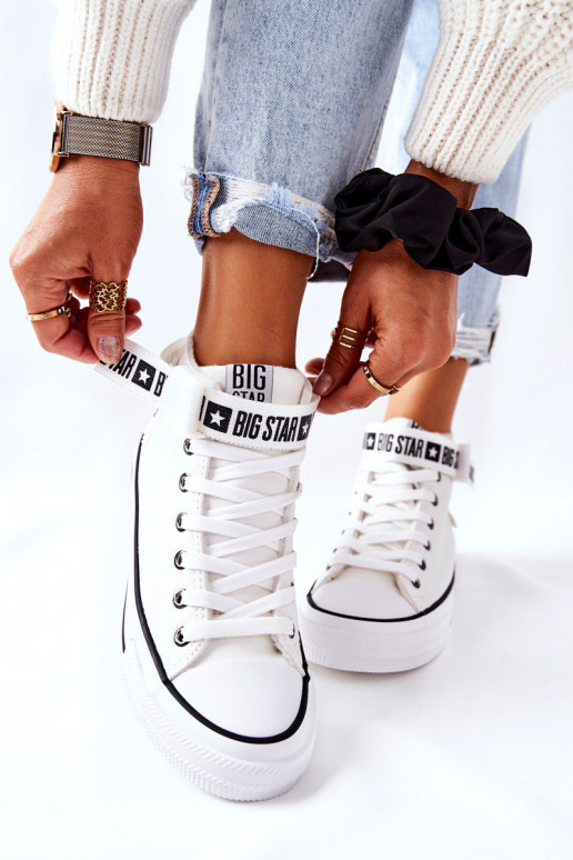 zapatos de ocio calentados Big Star GG274027 color blanco