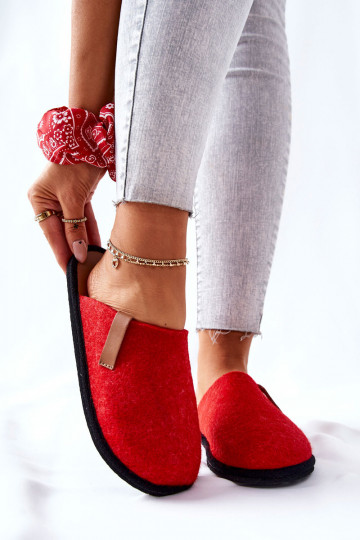 Zapatillas caseras II267002 color rojo-marrón 2